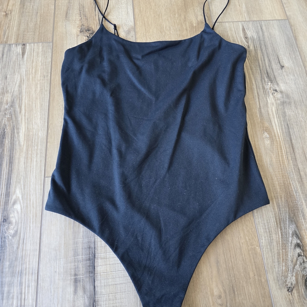 nuuds Black Cami Women's Bodysuit